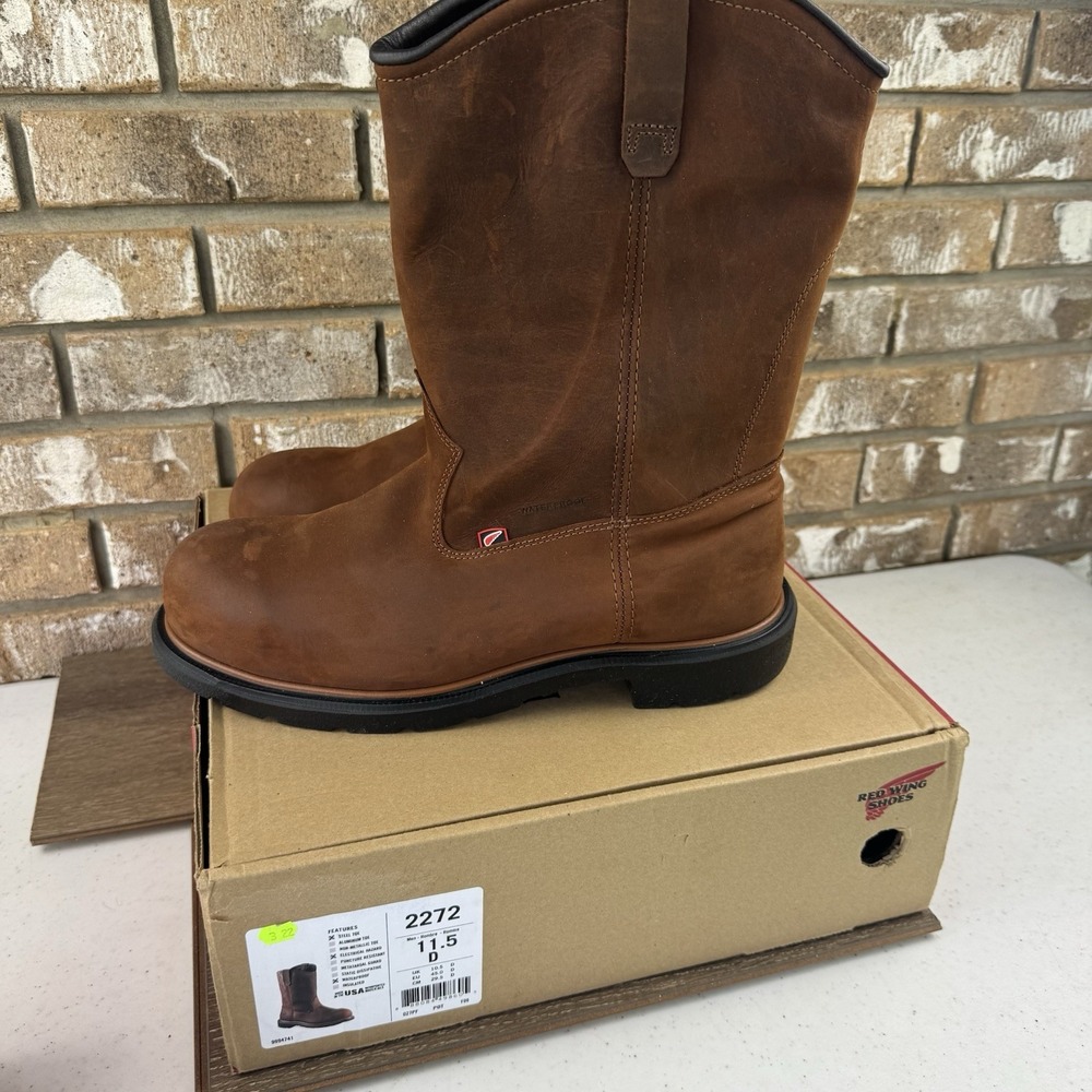 RED WING DynaForce 2272 Men's Sz 11.5D Steel Toe Waterproof Work Boots EH USA